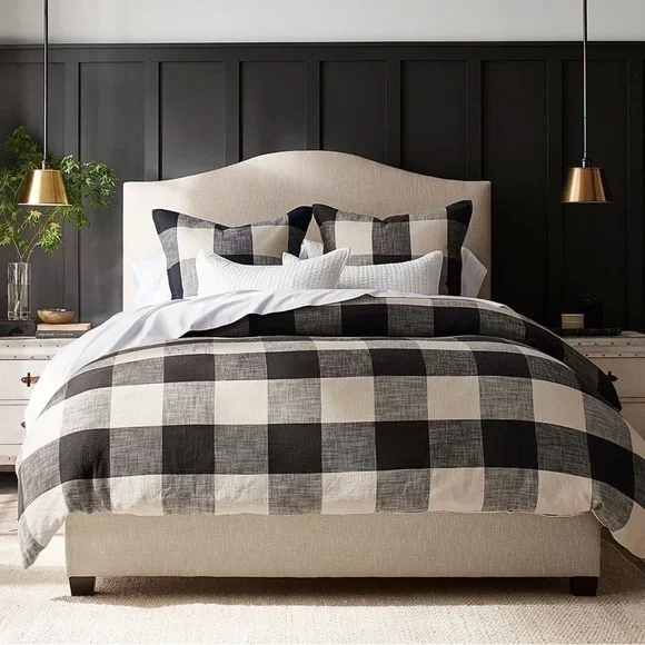 Gingham Sham Pillow Case Bryce Check - New- Pottery Barn- Standard - Picture 2 of 6